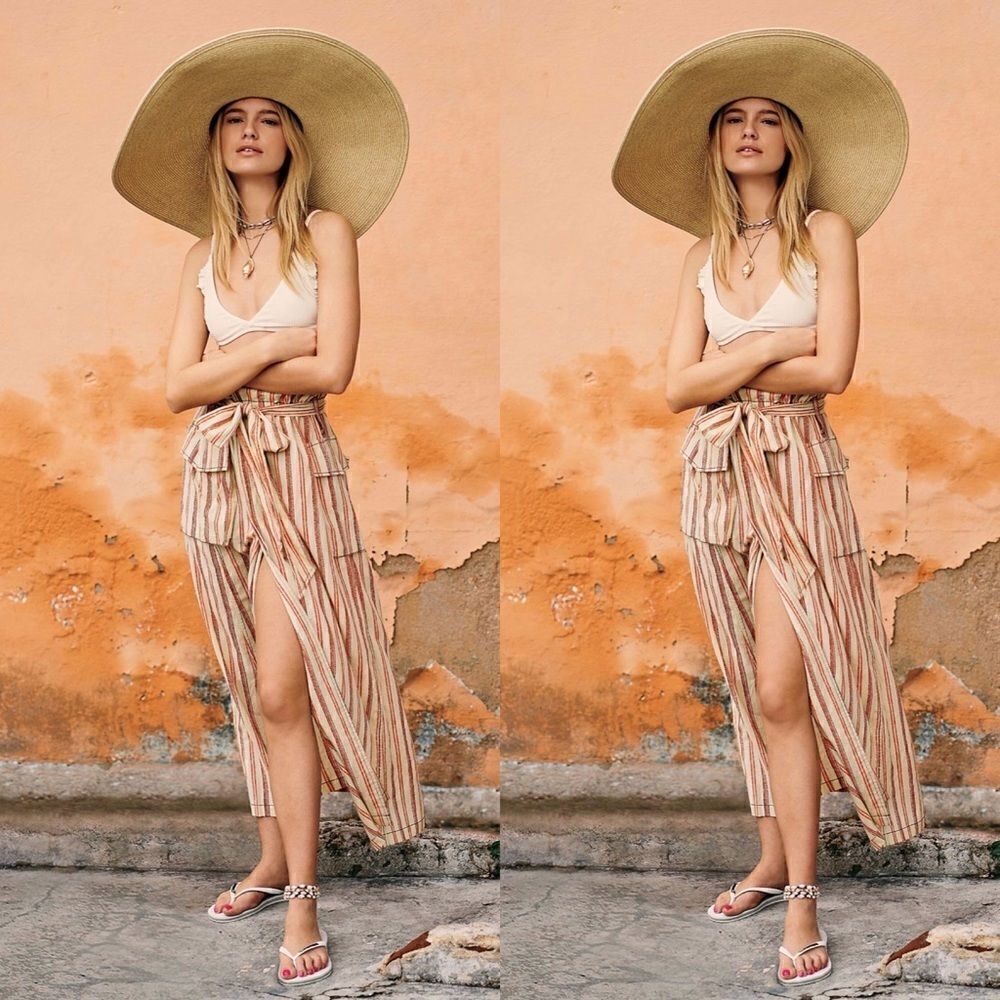 FREE PEOPLE One Natalia Striped Skirt